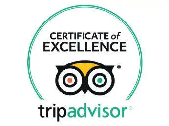 Certificate of Excellence by TripAdvisor (2023)